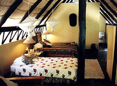 Interior of the bungalow