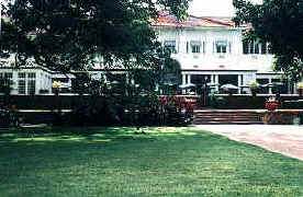 Victoria Falls Hotel terrace